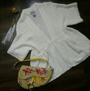White kimono sweater cardigan